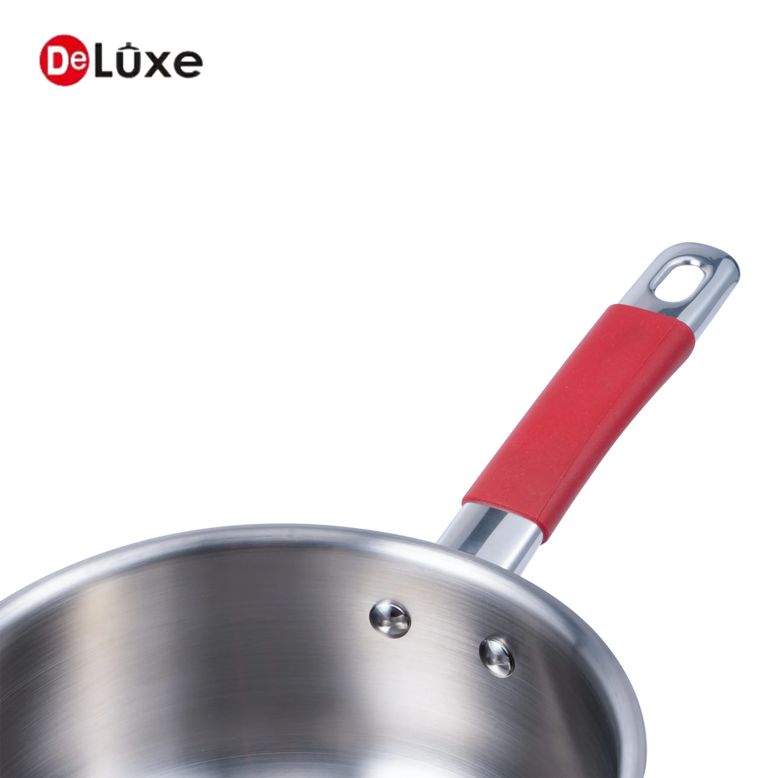 Deluxe ergonomic cookware handle detail