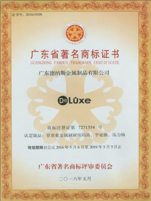 Famous Trademark of Guangdong Province