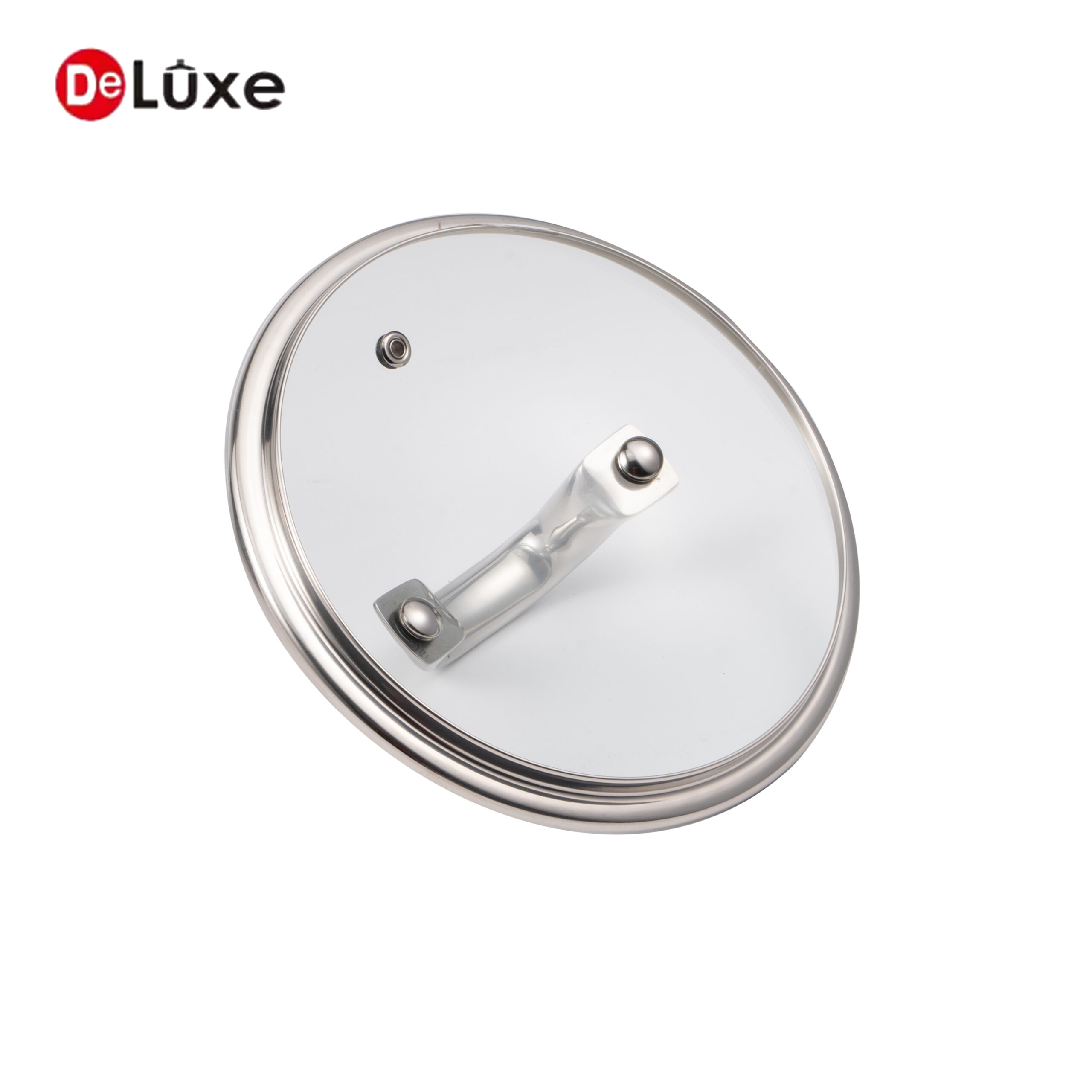 Transparent tempered glass lid matching colorful coated stainless steel cooking pots