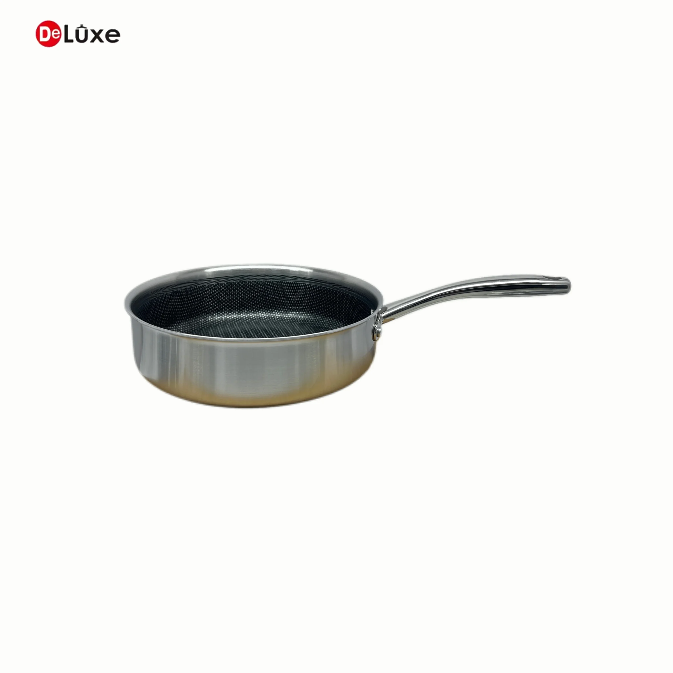 Stainless Steel Small Frying Pan with Honeycomb Nonstick Coating