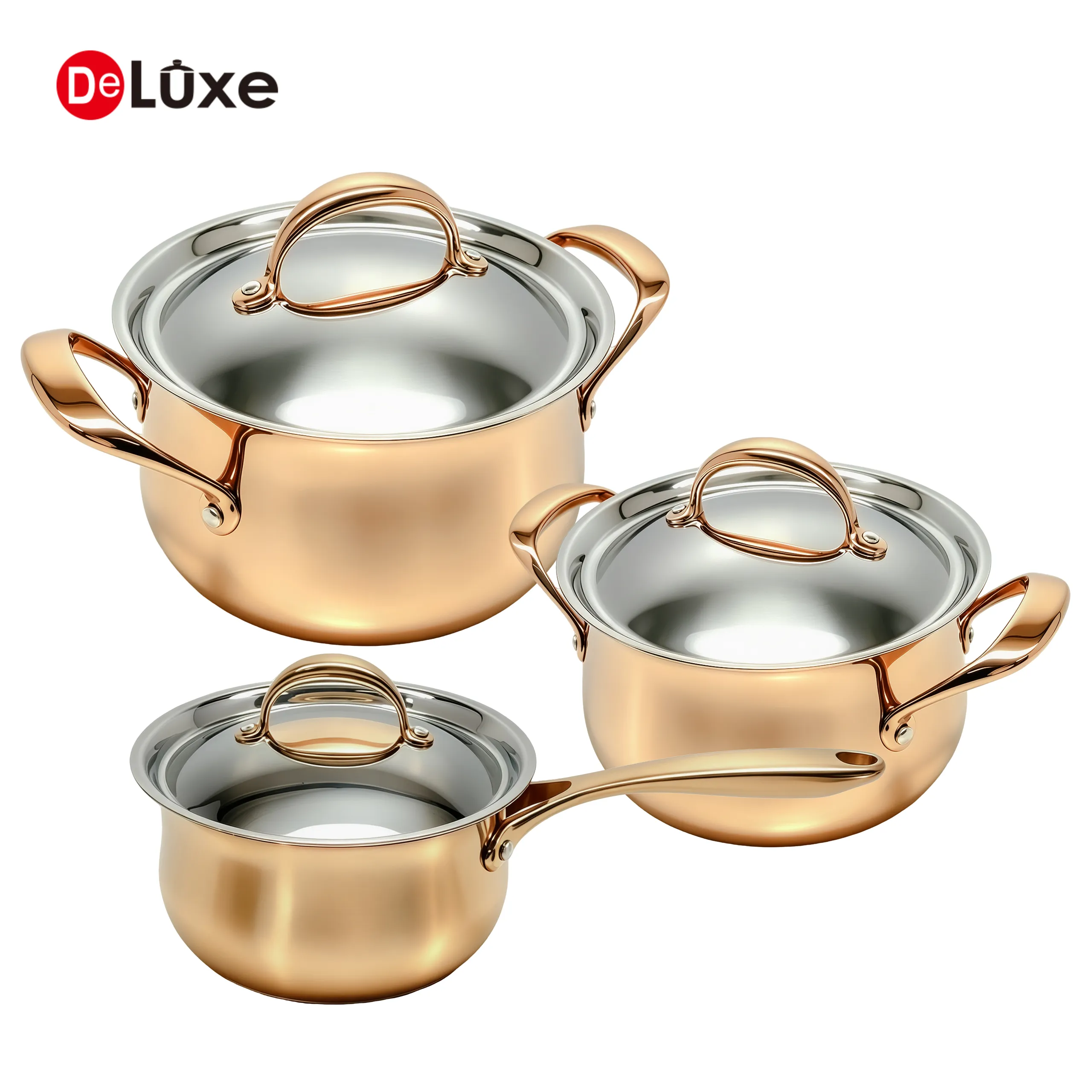 deluxe-6-piece-rose-gold-PVD-belly-shape-stainless-steel-cookware-set