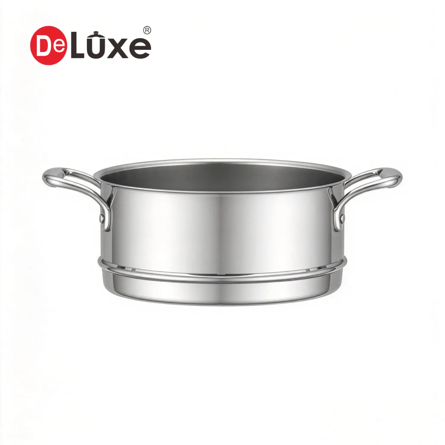 Wholesale Deluxe 24cm 304 Stainless Steel Steamer Basket
