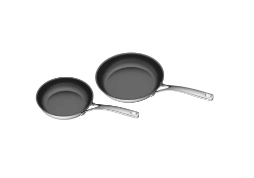 Assorted sizes Deluxe ceramic non-stick frying pan wholesale display